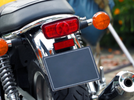 Ontario Motorcycle License Plate